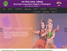 Tablet Screenshot of nagarnigamraigarh.com